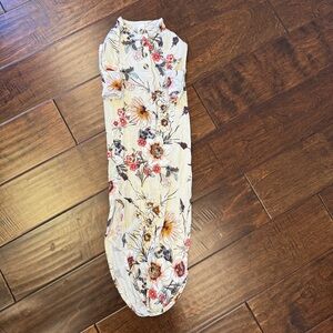 Lou Lou‎ Baby Girl Sleep Gown Knot Tie Bottom Newborn Floral Soft